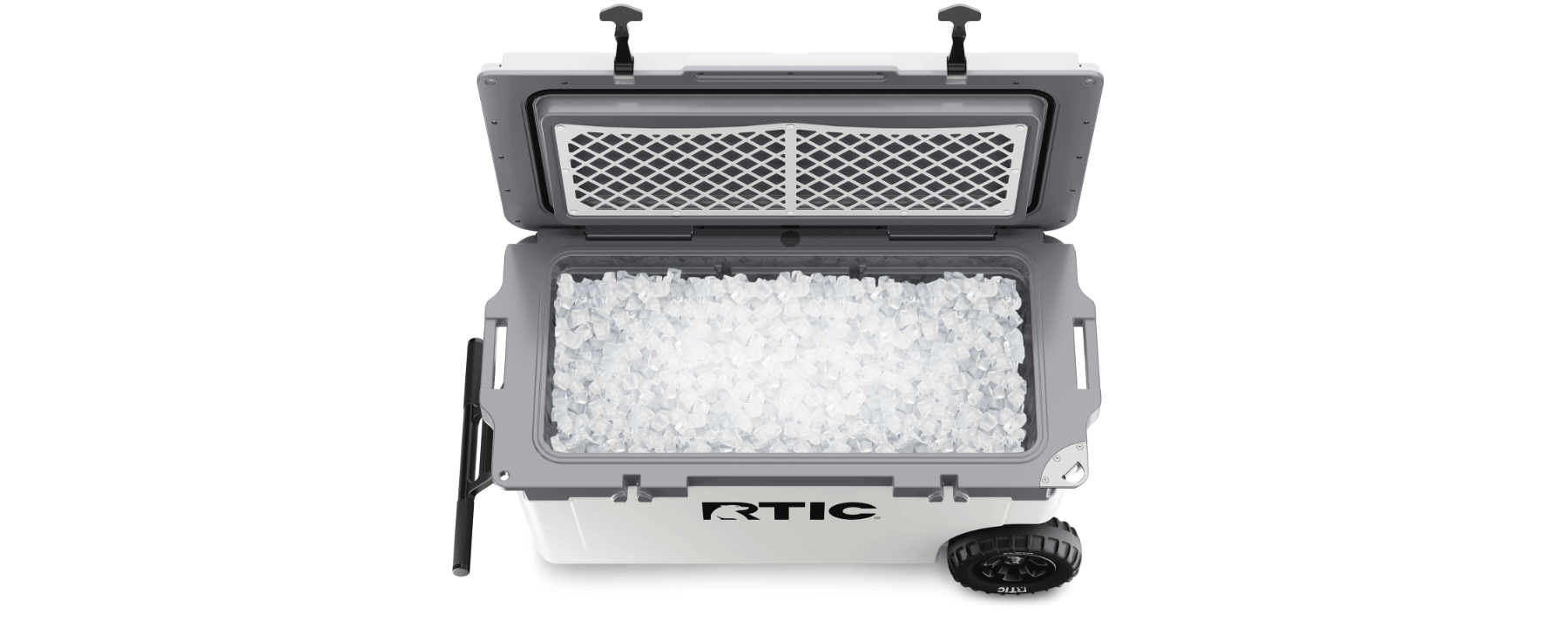 72 qt Ultra-Light Wheeled Cooler, Dark Grey & Cool Grey