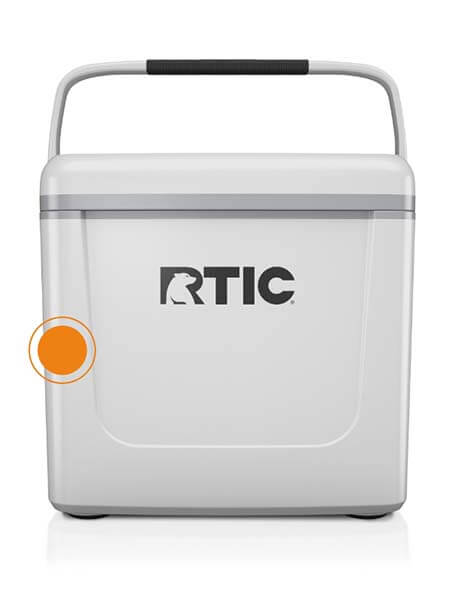 Grey rtic shops cooler