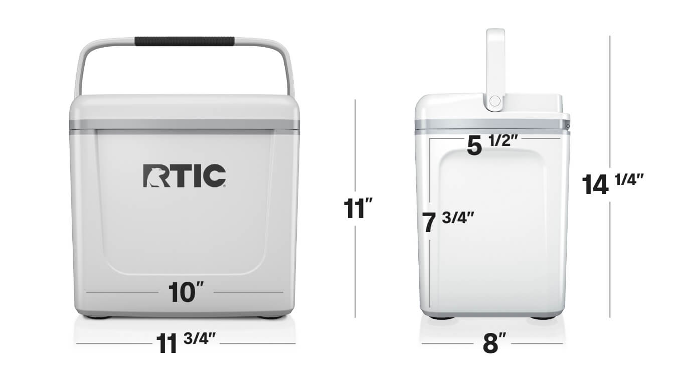 Road Trip Personal Cooler Dimensions